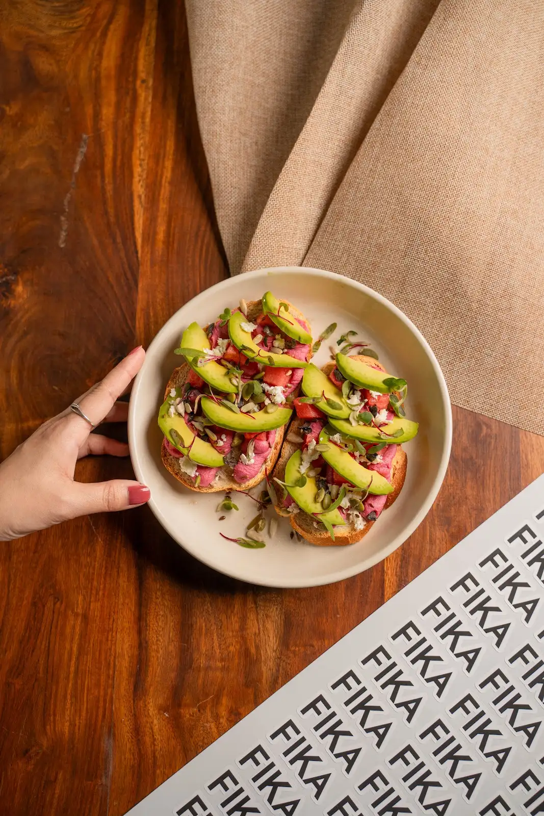 Avo Hummus Toast